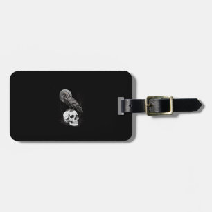 Crow, F-Caw-F Funny Bird Moon Gothic Adult Humour Luggage Tag
