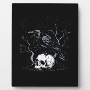 Crow, F-Caw-F Funny Bird Moon Gothic Adult Humour Plaque