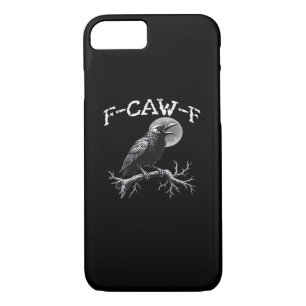 Crow F-Caw-F Funny Bird Retro Classic Case-Mate iPhone Case