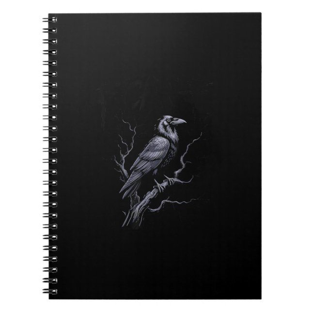Crow F-Caw-F Funny Bird Saying Humour Meme Notebook (Front)