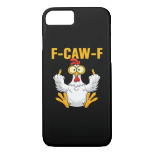 Crow F-Caw-F Funny Humor Gothic Case-Mate iPhone Case