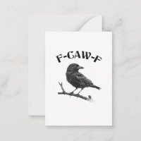 Crow F-CAW-F Halloween