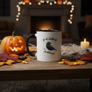 Crow F-CAW-F Halloween Mug