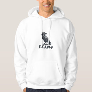 Crow F-Caw-F Retro Crow Lover Hoodie