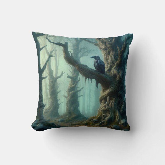 Crow Forest Cushion (Front)