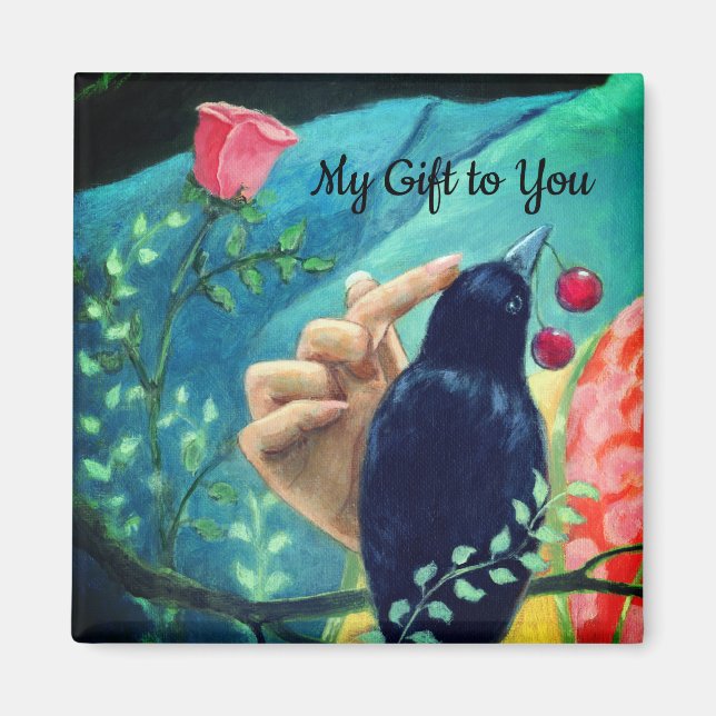 Crow Gifts Magnet (Front)