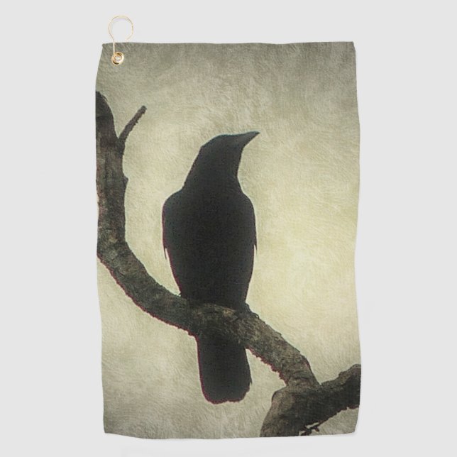 Crow  golf towel (Front)