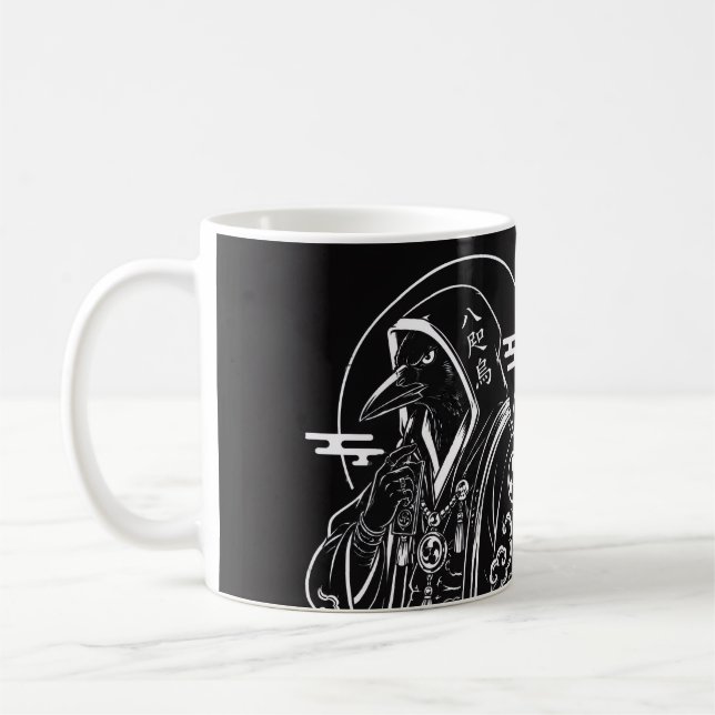 Crow Guardian Coffee Mug (Left)