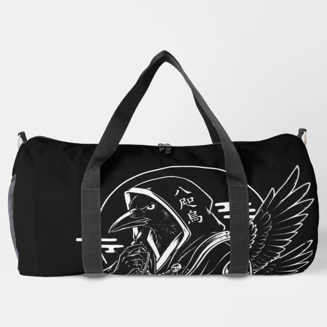 Crow Guardian Duffle Bag (Back)
