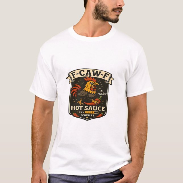 Crow Humor Funny Gothic F-Caw-F T-Shirt (Front)
