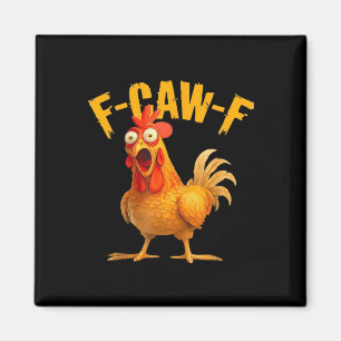 Crow Humour F-Caw-F Gothic Funny Retro Cool Magnet