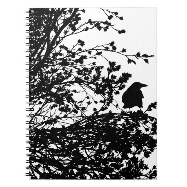Crow in a tree notebook (Front)