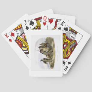 Crow Indians, plate 13 from volume 1 of `Travels i Playing Cards