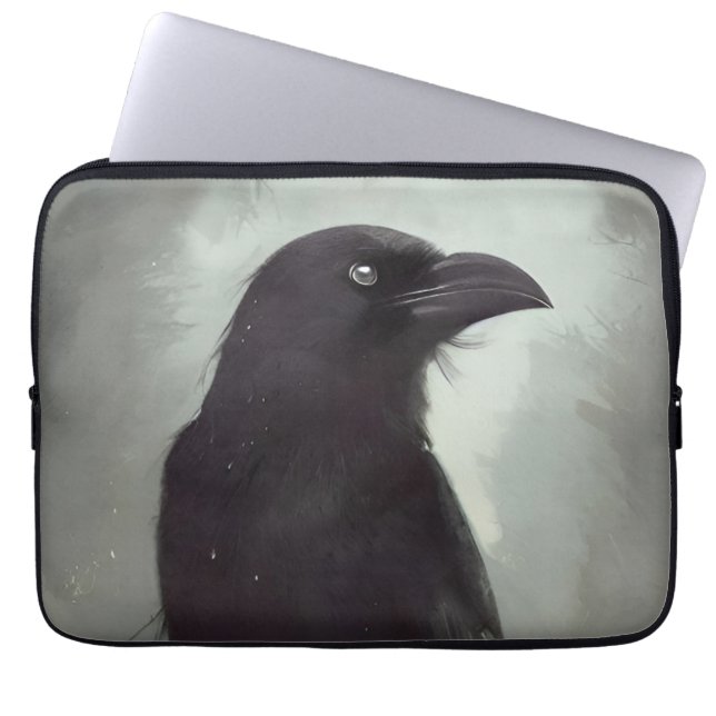 Crow Laptop Sleeve (Front)