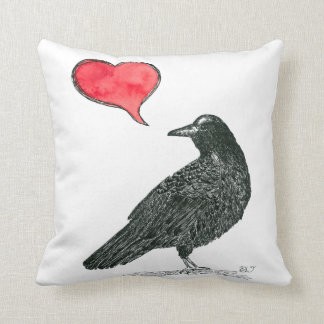 Crow Love Cushion