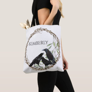 Crow Love  Tote Bag