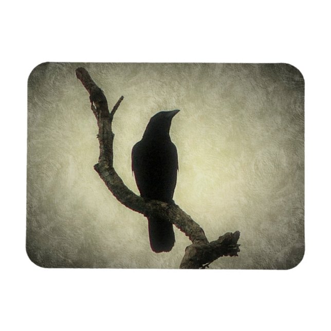 Crow Magnet (Horizontal)