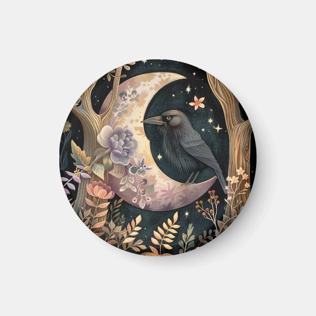 Crow Moon Magnet (Front)