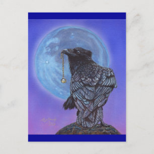 Crow Moon Postcard