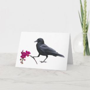 Crow Orchid Card