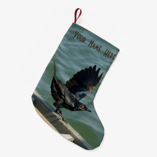 Crow Personalised Small Christmas Stocking