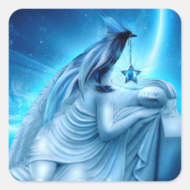 Crow Phoenix Sticker (Front)