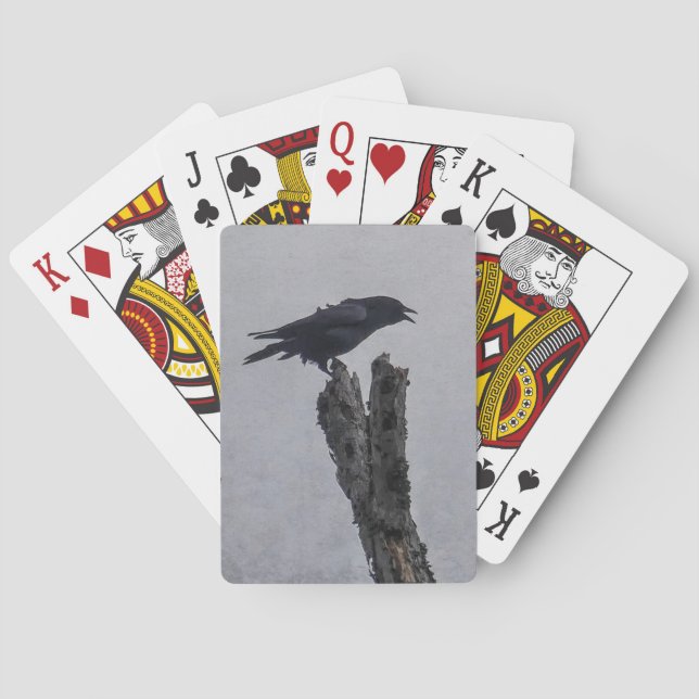 Crow Playing Cards (Back)