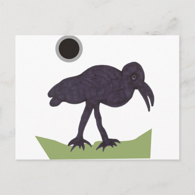 Crow Postcard (Front)