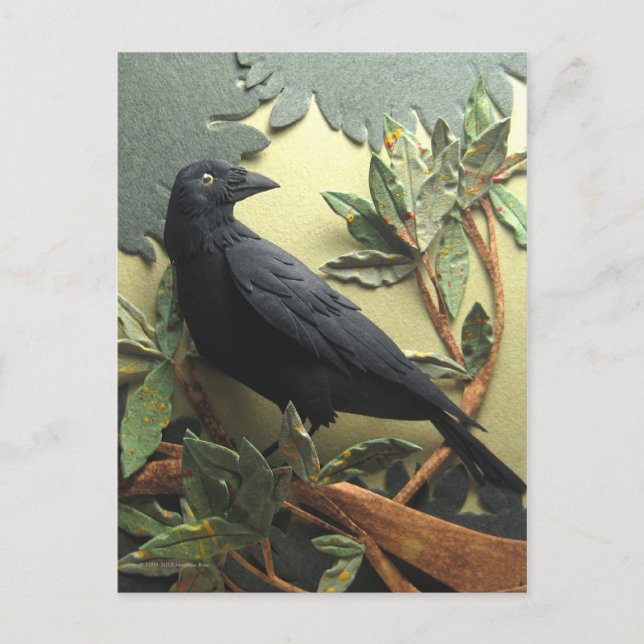 Crow Postcard (Front)