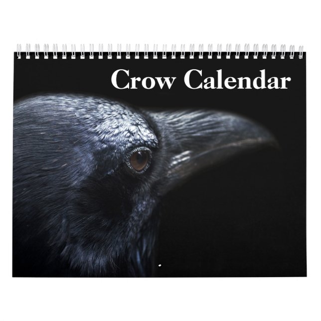 Crow Raven 2026 Calendar (Cover)