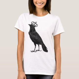 CROW Raven Crown Black Bird Birds T-Shirt
