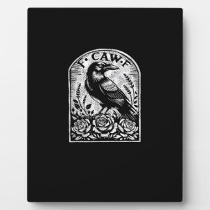 Crow Raven F CAW F Plaque