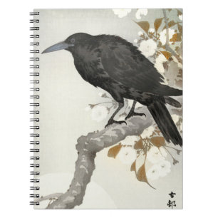 Crow Raven Koson Japanese Bird Crow Notebook