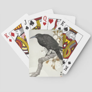 Crow Raven Koson Japanese Bird Crow Playing Cards