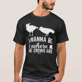 Crow Raven Sperling superstition T-Shirt