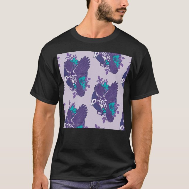 Crow Skeleton T-Shirt (Front)