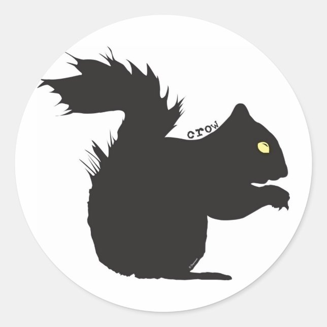 Crow Sticker (Front)