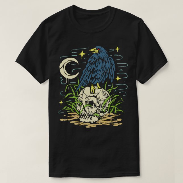Crow Top Skull (Design Front)