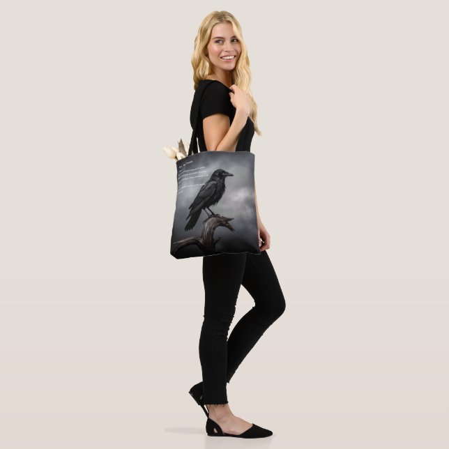 Crow Tote Bag (On Model)