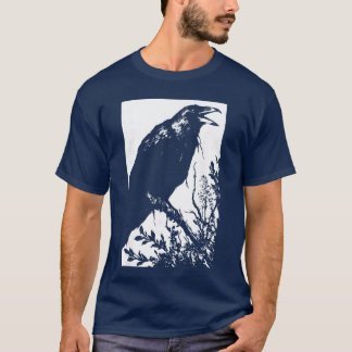 Crow Weirdcore Goblincore Punk Goth Aesthetic Cree T-Shirt