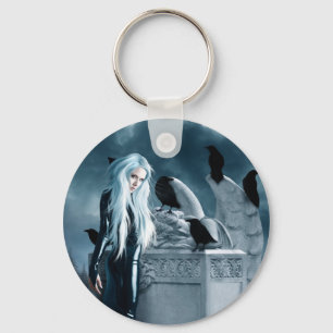 Crow Witch Keychain