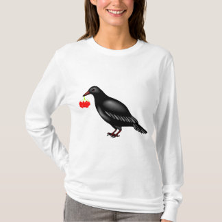 Crow With Berries Tee Shirt