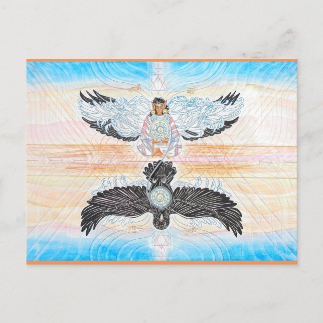 Crow Woman Fairy Postcards (Front)