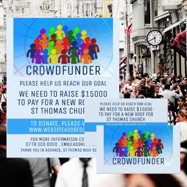 Crowd Design, Crowdfunder, Crowdfunding Business Card (Creator Uploaded)