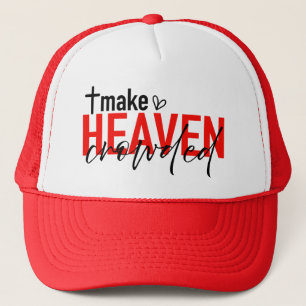 Crowd Heaven – Modern Christian Outreach Statement Trucker Hat