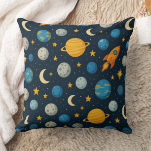 Crowd in the Universe Cushion
