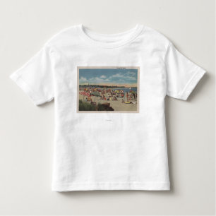 Crowded Beach Scene Toddler T-Shirt