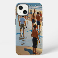 Crowded Beach Walk