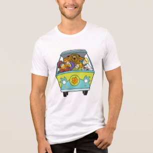 Crowded In The Mystery Machine Tri-Blend Shirt
