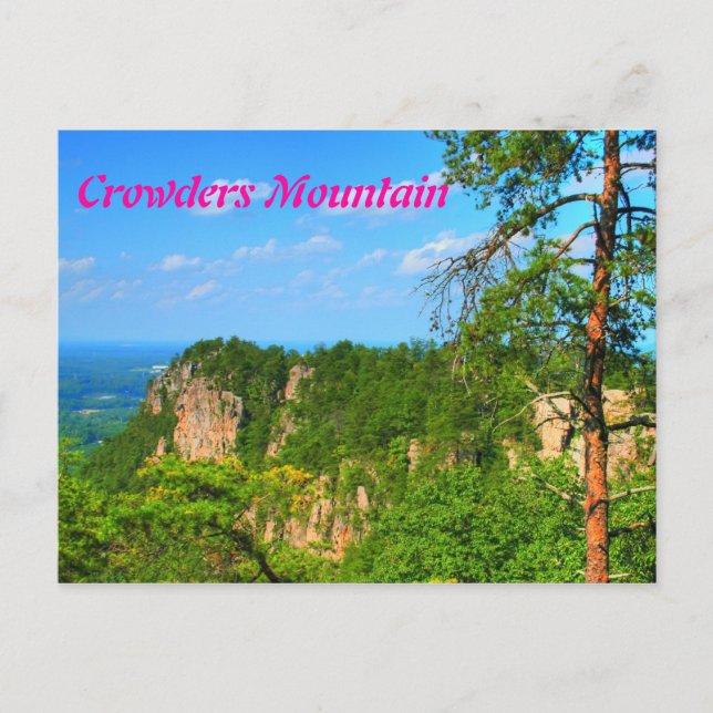 Crowders Mountain Postcard (Front)